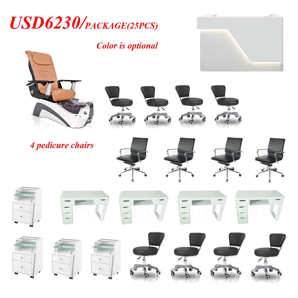 페디큐어 의자 스파 의자 테이블 좌석 미용실 CB-P805