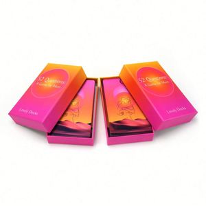 Tarjetas de Preguntas Personalizadas con Diseño Exclusivo de Fábrica, Impresión de Logotipo, Juego de Amor - Product Image 6