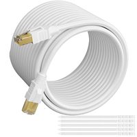 Kabel Patch Ethernet KECHENG Cat6 Cat6a Multi-warna (Hijau/Hitam/Kuning/Putih/Biru) 0.5m/1m/2m/5m Dapat Disesuaikan dengan Selubung PVC LSZH