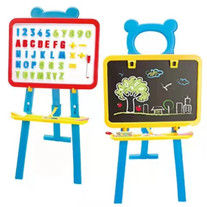 2合1儿童磁性绘图板塑料干式橡皮擦写板，适用于1-<span class=keywords><strong>3</strong></span>岁儿童教育学习功能 - Product Image 4