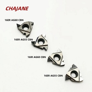 Plaquette de taraudage PCD CHENGZHEN 16IR AG60 - Outil diamanté finition miroir pour aluminium/cuivre - 55HRC Tournage CNC RoHS - Product Image 1