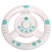 Volant de simulation de conduite personnalisé en usine jouet en plastique simulateur de conduite de voiture volant de bébé jouets pour les tout-petits