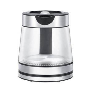 Best-Selling High Quality 1500W 1.2L Glass Cordless <b>Kettle</b> <b>Temperature</b> <b>Control</b> 360 Degree Rotational Base Hotel - Product Image 3
