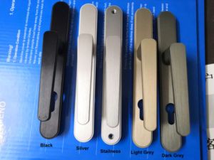 2021 baru aluminium Modern CNC tombol pegangan pintu kunci Guangdong Hyh Hardware Anodizing baja tahan karat untuk apartemen Thailand - Product Image 6