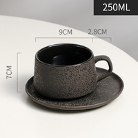 Japanse Koffie Cup Set Retro Creatieve Keramische Cappuccino Latte Cup Set Magnetrons En Vaatwassers Veilig