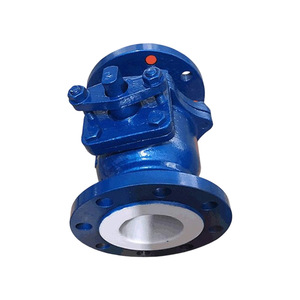 Válvula de bola con revestimiento de flúor Q41F46 1 pulgada, válvula química estándar nacional para medios corrosivos, uso industrial - Product Image 3