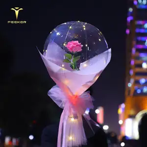 Nhựa bóng bay in LED Bobo bóng với thanh