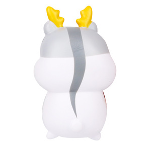 Juguete de Peluche de Animal de Dibujos Animados con Cuernos, Figura Decorativa para Aliviar el Estrés - Product Image 4