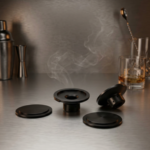 Smoker de couleur noire, Smoker en métal, Smoker à cocktails, Smoker à cocktails en métal - Product Image 4