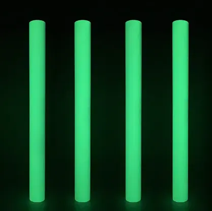 ऊर्जा ल्यूमिनेटेड सामग्री की तुलना डार्क लाइट स्टोरेज फिल्म में चमकदार टेप चमक की तुलना में चमकदार टेप चमक