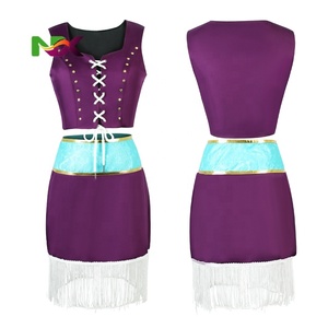 นิโก้ โรบินคอสเพลย์เครื่องแต่งกายชุดสีม่วงชุดสีขาวเสื้อคลุมพังก์ชุดฮาโลวีนสำหรับผู้ใหญ่ - Product Image 5