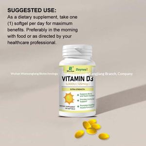 Cápsulas <span class=keywords><strong>de</strong></span> Gel Suave <span class=keywords><strong>de</strong></span> <span class=keywords><strong>VITAMINA</strong></span> D3 125 MCG (5,000 UI) para Mejorar la Vista, Exportación Internacional, <span class=keywords><strong>de</strong></span> Fábrica - Product Image 5
