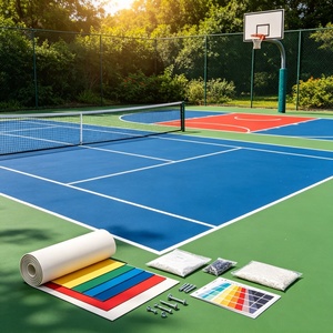 Inolp Uniform Mixing Long Service Life Environment Friendly Adhesive Cheap Outdoor Basketball Court Flooring Outdoor Padel Court - Product Image 6
