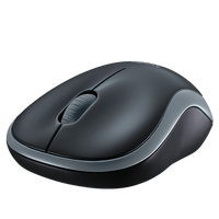 Logitech M186 Mouse Nirkabel untuk Kantor, PC, Laptop, MAC