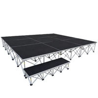 Scène portable, plateforme antidérapante pour événements, scène légère en vente