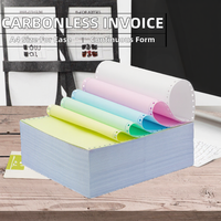 Rouleau de papier autocopiant NCR pour factures en forme continue pour supercalculateurs