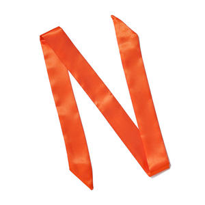 Écharpe noire avec motif de <span class=keywords><strong>flamant</strong></span> rose, bande de cheveux en satin étroite, bandeau de mode pour la tête - Product Image 6