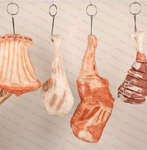 Ristorante mercato del montone pubblicità <span class=keywords><strong>promo</strong></span> display puntelli simulazione carne di agnello fresca cruda mezzo modello di campione di agnello - Product Image 6