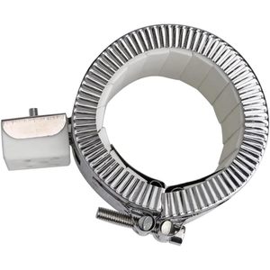 GJWBAKS 800-Degree <b>Temperature</b> Resistant Ceramic Band Heater Stainless Steel Element 60x60mm 700W <b>Temperature</b> <b>Controller</b> - Product Image 5