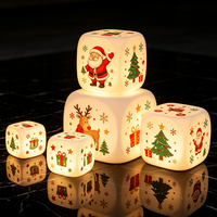 Cube lumineux LED personnalisé avec logo de marque, 16 couleurs RVB, publicité extérieure, boîte lumineuse cube, cube lumineux de Noël festif