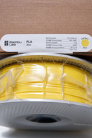 Filamen Bambu Lab PLA Basic - Kuning (10400) 1.75mm 1kg Kompatibel RFID AMS untuk Kebanyakan Printer 3D FDM