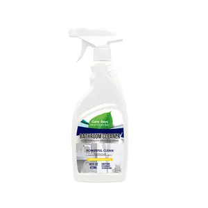 BATHROOM CLEANER Deep clean and refreshed without irritating abrasives alkalis acids or petroleum solvents