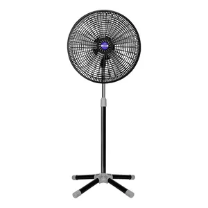 Plastic Grill Cross Base, Electrical Pedestal Fan Ventilador, 18 Inch Stand Fan/