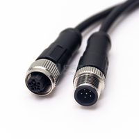 Sensor M12 Cable conector PUR 6 pines Conectores Cable de poliuretano
