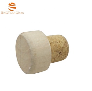 <span class=keywords><strong>Bouchon</strong></span> de bouteille en bois pour bouteilles en verre de whisky et de brandy, adapté aux bouteilles en verre cadeau - Product Image 2