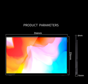 16inch 1080p IPS được xây dựng trong pin vật liệu hợp kim nhôm USB-C hai loa màn hình cảm ứng màn hình di động với tất cả trong một đứng - Product Image 2