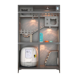 Casa <span class=keywords><strong>de</strong></span> Villa <span class=keywords><strong>de</strong></span> gato <span class=keywords><strong>de</strong></span> madera <span class=keywords><strong>de</strong></span> lujo grande comercial, tamaños personalizados, colores disponibles, <span class=keywords><strong>tienda</strong></span> <span class=keywords><strong>de</strong></span> <span class=keywords><strong>mascotas</strong></span>, veterinario para <span class=keywords><strong>mascotas</strong></span>, uso interior, jaula para Villa <span class=keywords><strong>de</strong></span> gato - Product Image 2