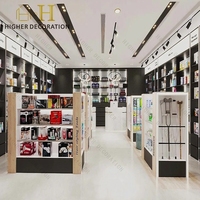 Meuble de présentation en bois contreplaqué pour pharmacie, design intérieur gratuit, mobilier de magasin médical recyclable