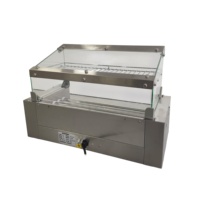 Grill à hot-dogs électrique commercial certifié CE à 5 rouleaux en acier inoxydable pour supermarchés, commerces de détail et restauration