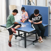 Haut de gamme de haute qualité 15mm panneau Table de ping-pong pliable avec roue pliable