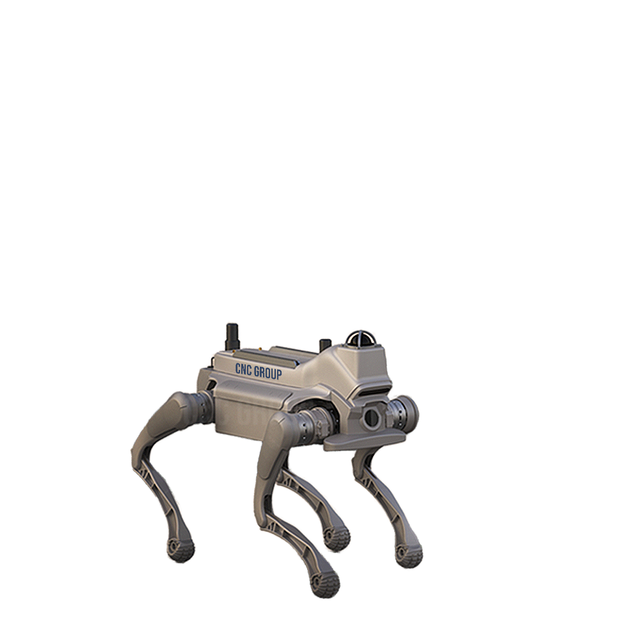 Intelligent 4-Legged Construction Machinery Robot with Bionic Quadruped Design