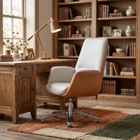 Chaise de bureau pivotante de conception moderne, chaise de bureau de direction en cuir de luxe, 765*780*1000mm