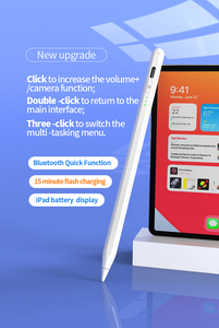 <span class=keywords><strong>Penna</strong></span> stilo capacitiva attiva in alluminio WENKU con tecnologia di rilevamento attivo per funzioni rapide su iPad e tablet - Product Image 2