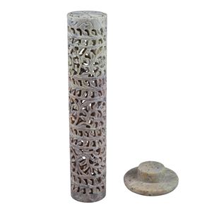 Soporte de incienso de diseño de mármol hecho a mano, diseño de piedra y diseño de color Natural, el mejor soporte de incienso antiguo con forma grande - Product Image 3