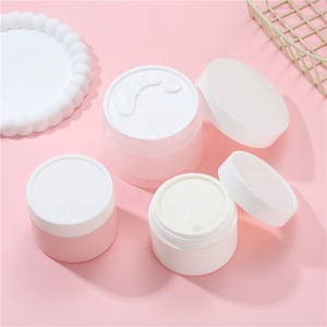 Bán buôn <span class=keywords><strong>PP</strong></span> nhựa 8 <span class=keywords><strong>OZ</strong></span> Hồng Jar Lotion container 4 <span class=keywords><strong>oz</strong></span> Bass mỹ phẩm lọ 100g 200g đôi Tường Mỹ phẩm Jar với thìa - Product Image 2