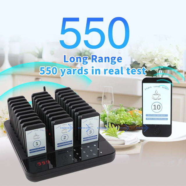 30 Buzzer Queue Calling System Coffee Dessert Shops Food Shop New Arrival Restaurant Pager System