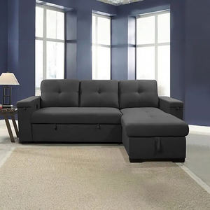 Sofá Cama Seccional Esquinero Convertible de 3 Plazas con Botonaduras y Almacenamiento Oculto al por Mayor - Product Image 5