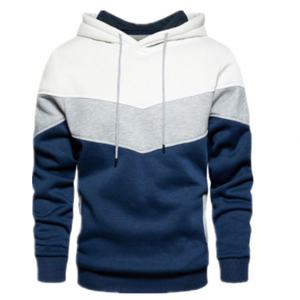 Sweat-shirts à capuche pour hommes, vêtements décontractés, pull-over, logo personnalisé OEM, 100% coton, imprimé, sweat-shirt à capuche trois tons - Product Image 1