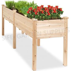 Jardinière en bois de <span class=keywords><strong>jardin</strong></span>, lit de fleurs <span class=keywords><strong>surélevé</strong></span> - Product Image 1