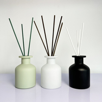 Bouteille diffuseur d'arôme 100ml 150ml 200ml 250ml bouteille diffuseur en verre bouteilles diffuseur de roseau de luxe en verre