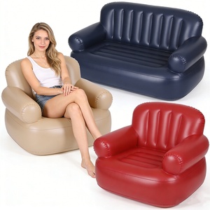Premium PVC <b>Inflatable</b> <b>Sofa</b>,Waterproof, Foldable,Lightweight | Easy Storage,Cleaning | Perfect for Outdoor Patio, Camping & Home - Product Image 4