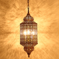 Lampe suspendue en cuivre de style marocain pour décoration intérieure, vente en gros, décoration artistique, lampe suspendue pour la décoration de la maison et des hôtels