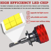 Precio de fábrica 140W Led faro Auto bombilla 360 H1 H7 H11 H15 Led H4 coche luces Led 9005 HB3 9006 hb4 LED H4 faro