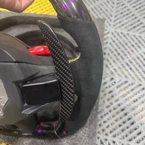 พวงมาลัยแอลอีดีสำหรับ <span class=keywords><strong>BMW</strong></span> G20 G30 G20 G80 G21 G22 G31 G32 G11 M3 M4 M5 340i ปลอมแปลงพวงมาลัยคาร์บอนไฟเบอร์ - Product Image 4