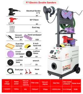 FUNISI F7 - Colector de Polvo para Reparación de Automóviles, <span class=keywords><strong>Lijadora</strong></span> Doble en Seco, Equipo de Detallado con Gran Succión al Vacío - Product Image 2