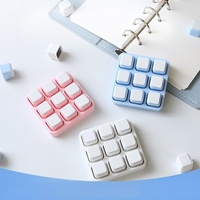 Tampon détachable à 9 boutons 9 en 1 57*57mm Tampon flash Motifs personnalisés